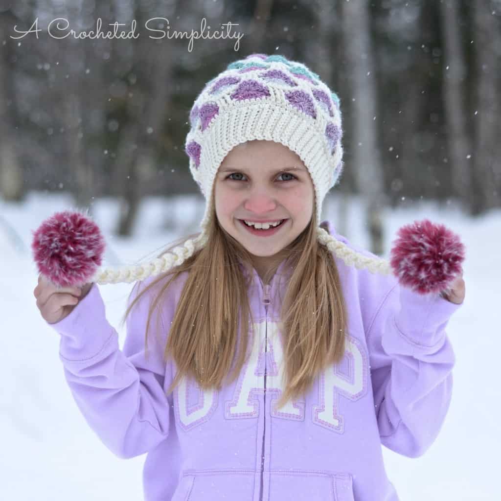 How To Make Faux Fur Poms Using Fur Yarn A Crocheted