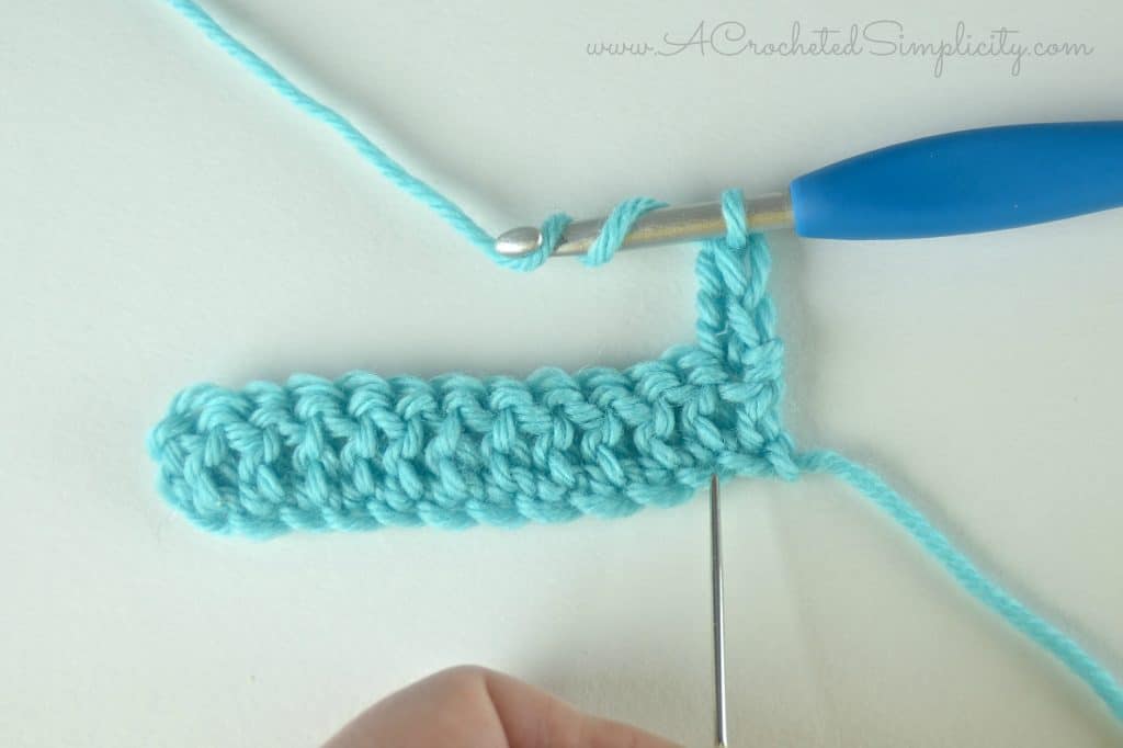 hur man virkar - främre stolpe Treble Crochet (foto video tutorial) med en virkad enkelhet