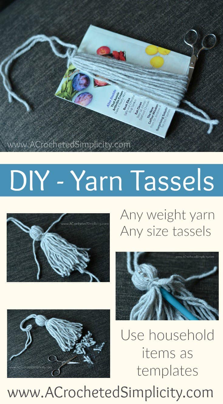 How To Make Yarn Tassels A Crocheted Simplicity