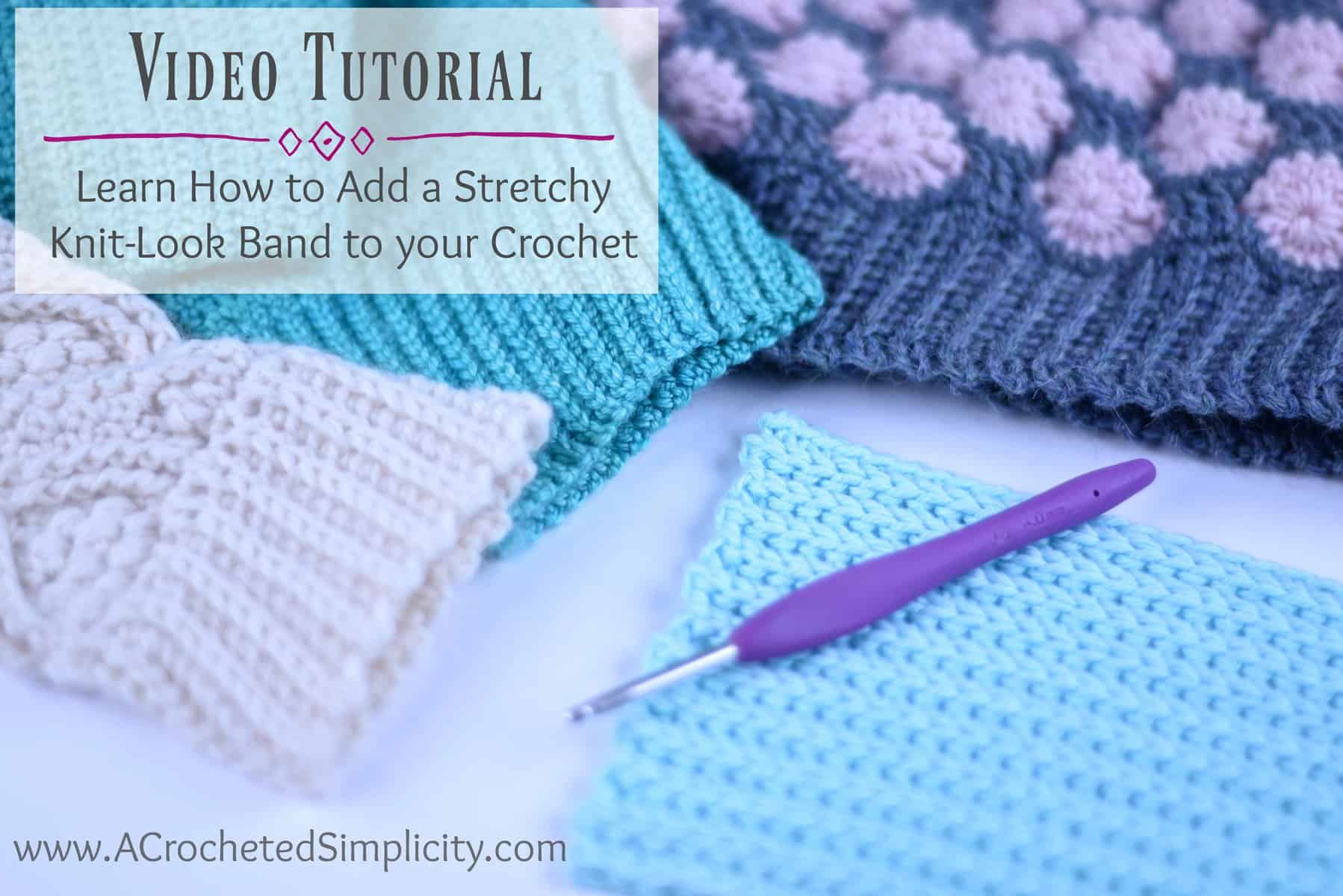 How to Add A Stretchy, Knit-Look Ribbed Band or Cuff to Your