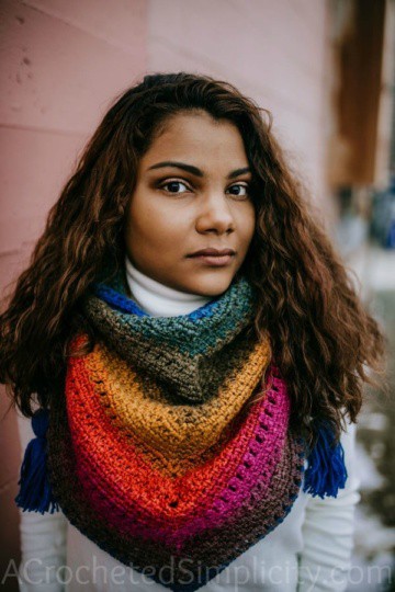 Chimera Scarf - Free Crochet Scarf Pattern - A Crocheted Simplicity