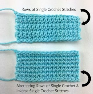 How to Crochet the Inverse Single Crochet Stitch - A Crocheted Simplicity