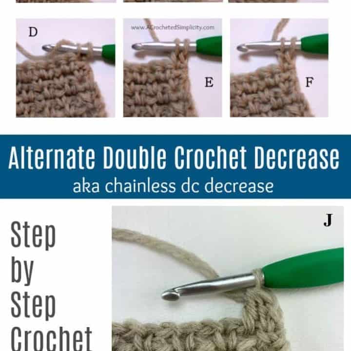 How to Crochet - Alternate Double Crochet - A Crocheted Simplicity