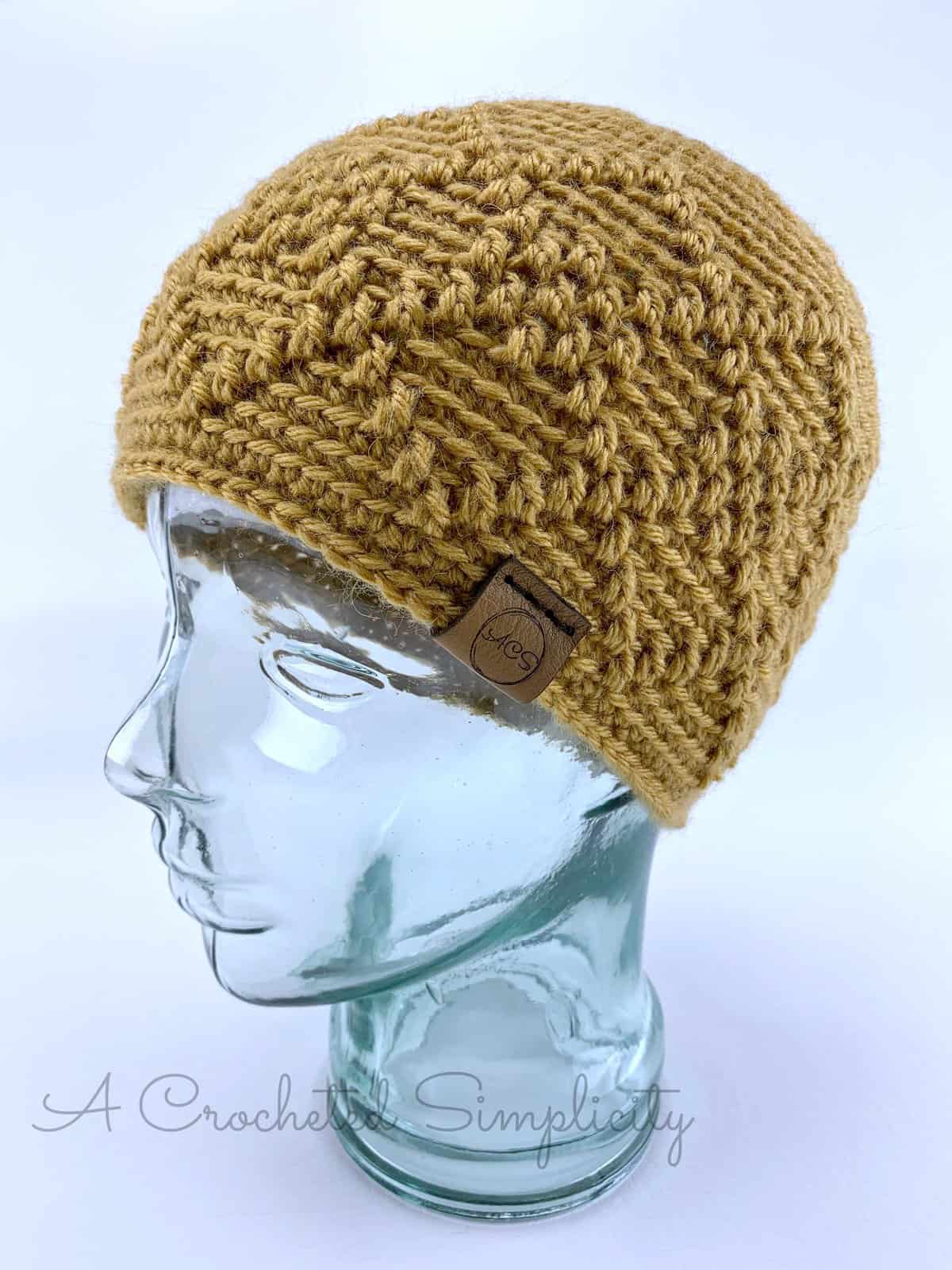 Argyle Beanie & Slouch - Free Crochet Hat Pattern - A Crocheted Simplicity