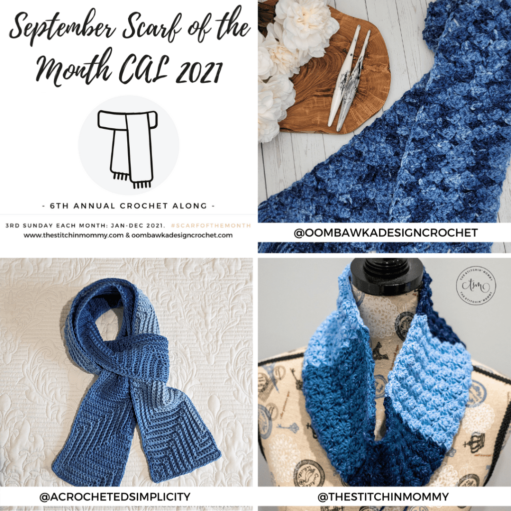 Diagonal Ripple Scarf - Free Crochet Scarf Pattern - A Crocheted Simplicity