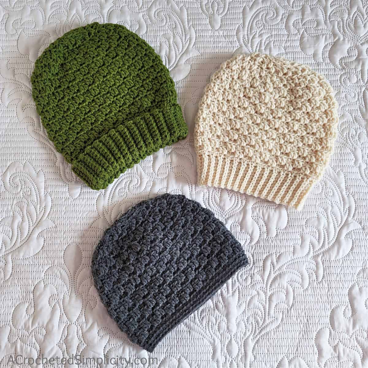 Bulky Crochet Hat Pattern Free - Eloise Slouch - A Crocheted Simplicity