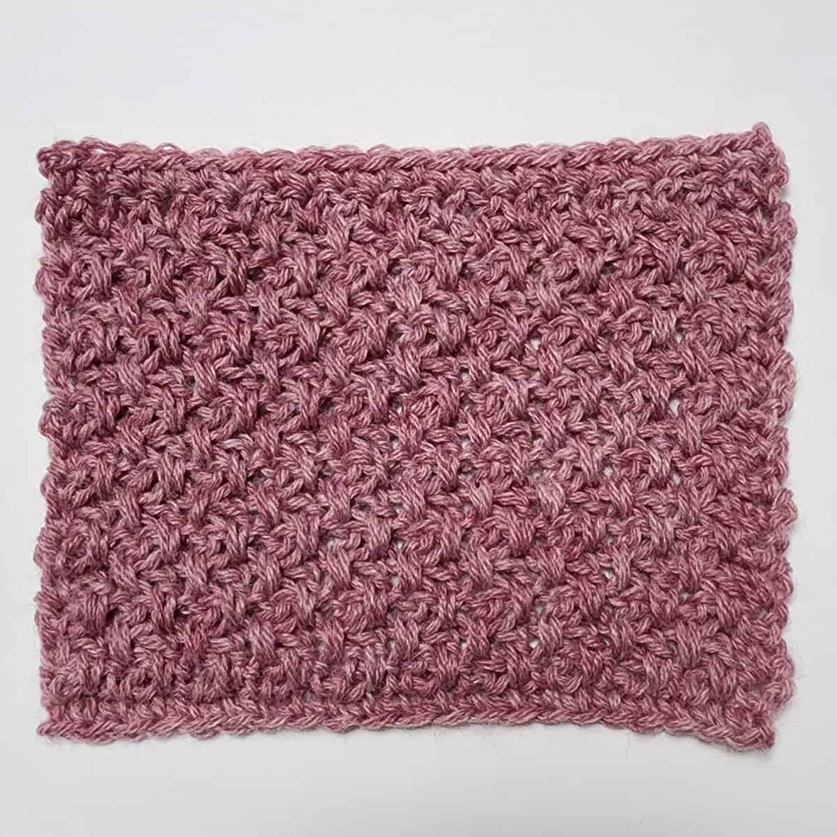 How to Crochet the Extended Moss Stitch - A Crocheted Simplicity