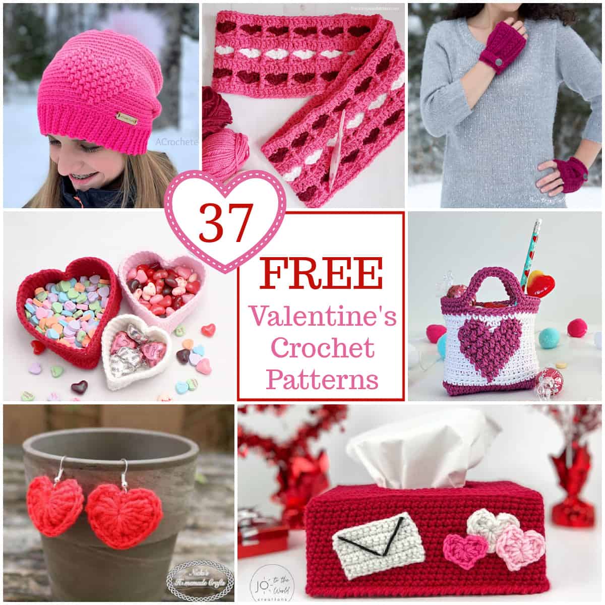 Cable Heart Gift Bag Tutorial - moogly