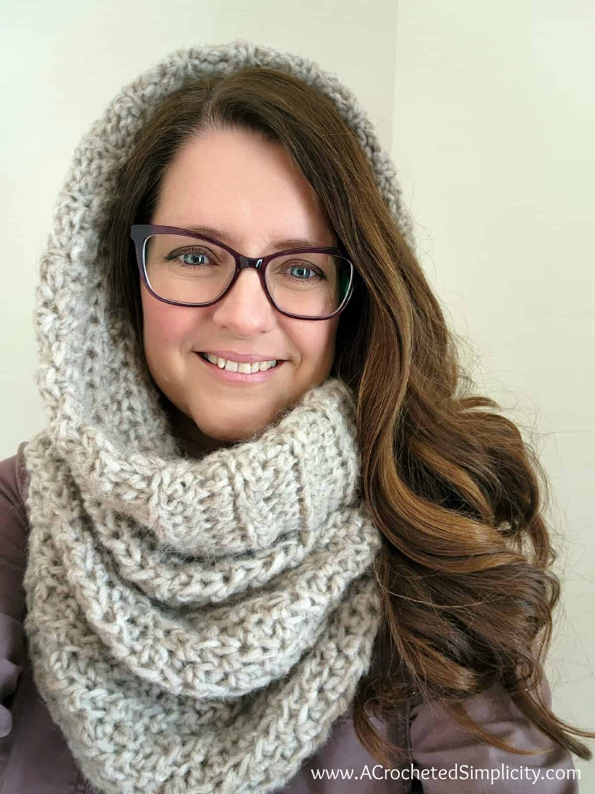 How To Make 3 Sizes Hooded Scarf / DIY Scarf / Beginner Tutorial