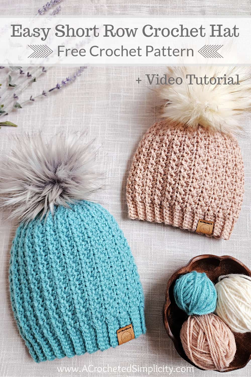 27 Free Crochet Hat and Easy Beanie Patterns