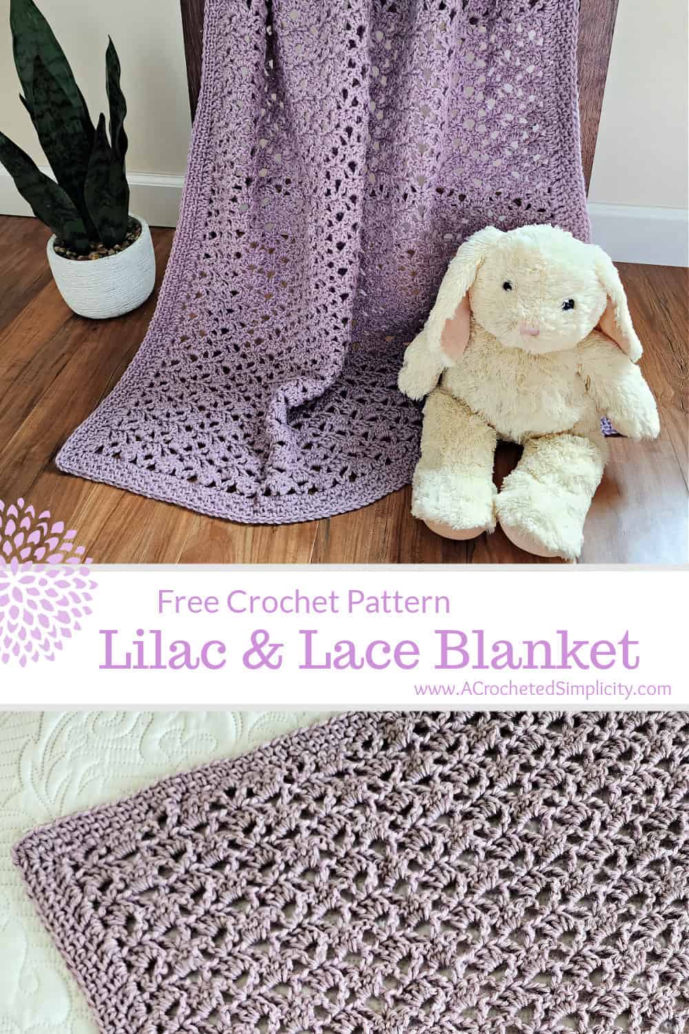 Lacy Baby Blanket Crochet Pattern - A Crocheted Simplicity