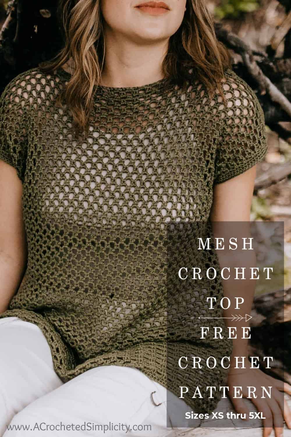 Mesh Crochet Top Pattern A Crocheted Simplicity