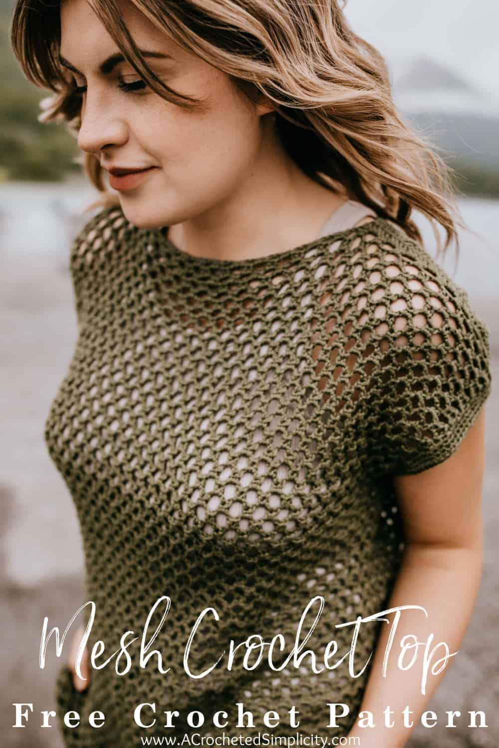 Mesh Crochet Top Pattern A Crocheted Simplicity