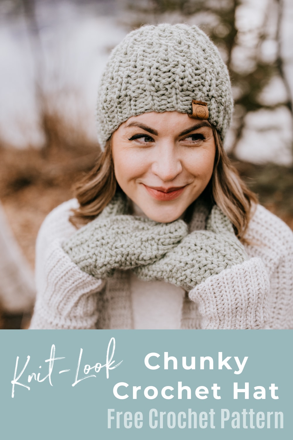 Chunky Crochet Beanie Pattern - Frosty Air - A Crocheted Simplicity